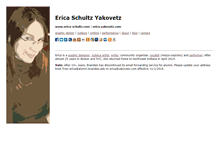 Tablet Screenshot of erica-schultz.com